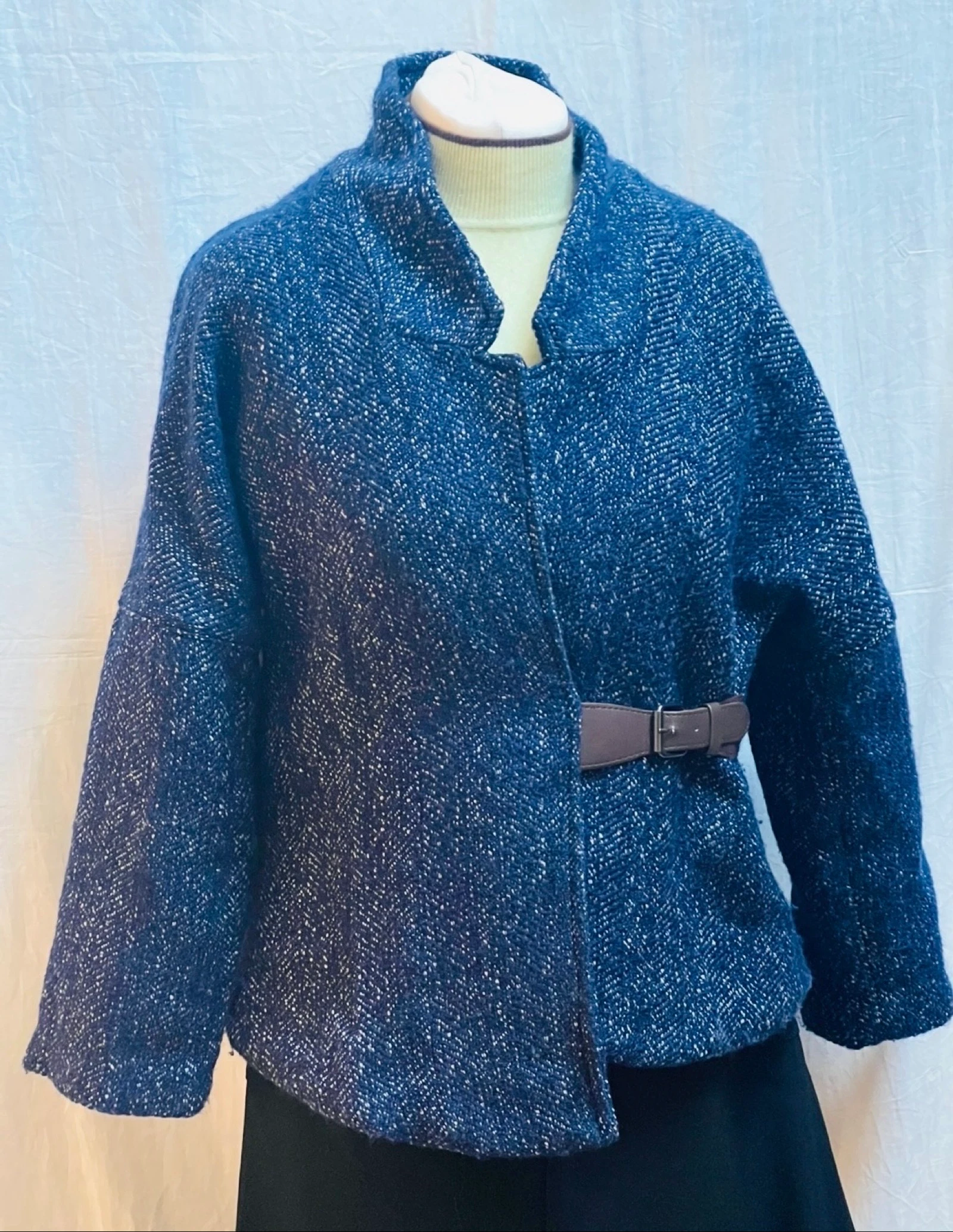 Minspri vest met twee kleuren van gemengde wol – photo 5